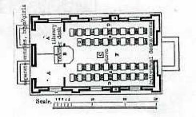 Interior Plan for Hayden Station School, 1841