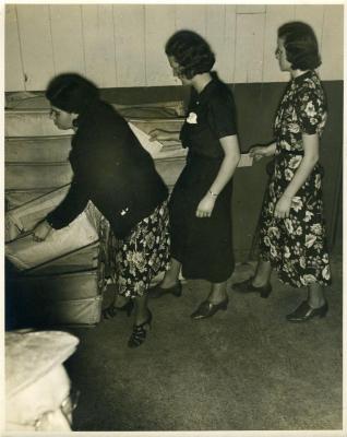 Woman Sorting Tobacco, 1940s