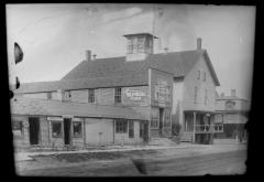 Businesses on Central Street, Windsor Center, early 20th century