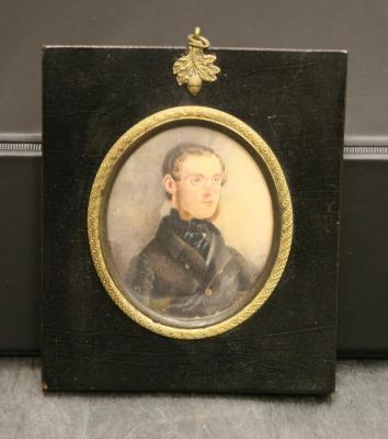 Colonial Miniatures: Portrait of a Man
