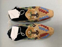 Moccasins with Leaf Pattern