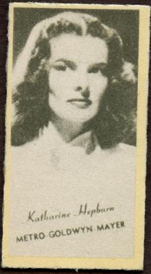 Katharine Hepburn Cigarette Card