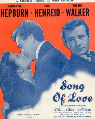 Sheet Music Song of Love, As Years Go By