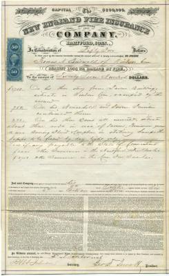 Thomas Griswold tavern fire insurance 1866