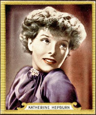 Katharine Hepburn Cigarette Card
