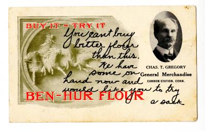 Postcard: Charles Gregory to Ruth Olmstead