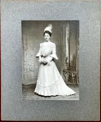 Ida Beistle Skilton in Wedding Dress