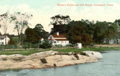 White's Rocks and Old House, Southport, Conn.