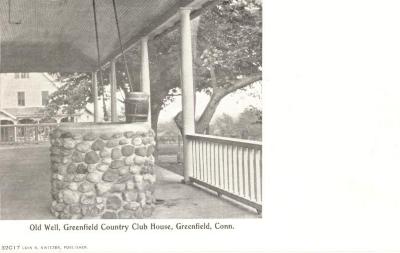 Old Well, Greenfield Country Club House, Greenfield, Conn. 