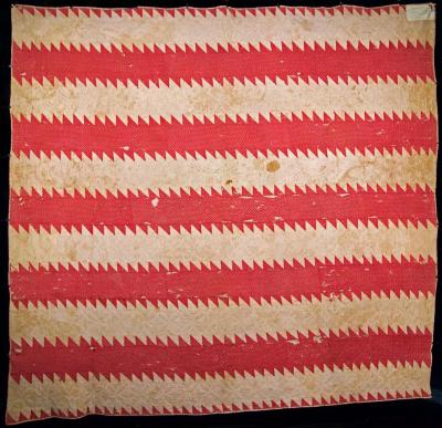 Quilt, Textile - Imported Calico by Elizabeth Northrop Pruden 