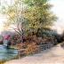 Painting - Bridge Over Hammonassett River at Duck Holes, Watercolor by Victoria Bartlett