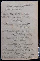 Document - H.A. Hull’s Civil War record