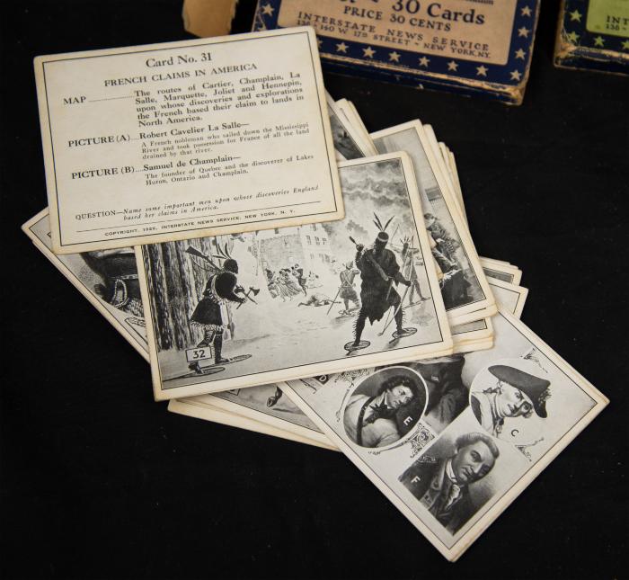 Publication - Interstate News Service History Flash Cards for students