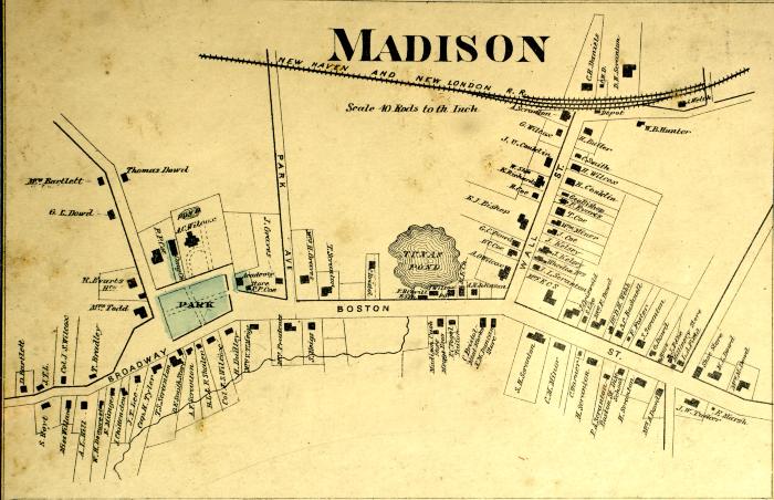 Map litho of Madison crop